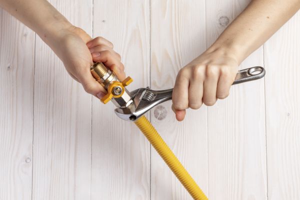 Flexible Gas Pipe Installation